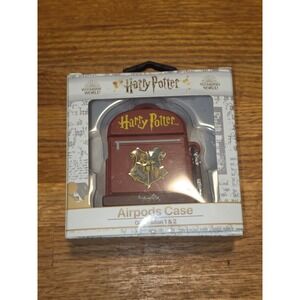 Harry Potter Hogwarts Backpack AirPods Case Gen 1 & 2 Wizarding World Burgundy